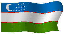 Drapeau Ouzbekistan